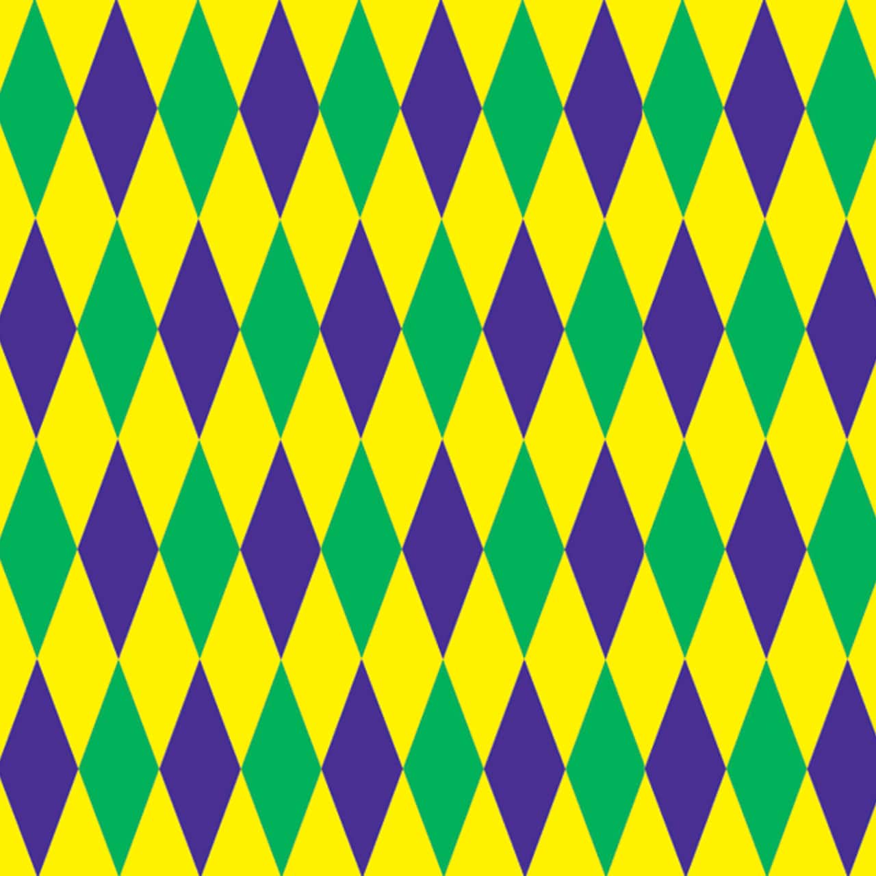 Beistle 4ft. x 30ft. Mardi Gras Harlequin Backdrop